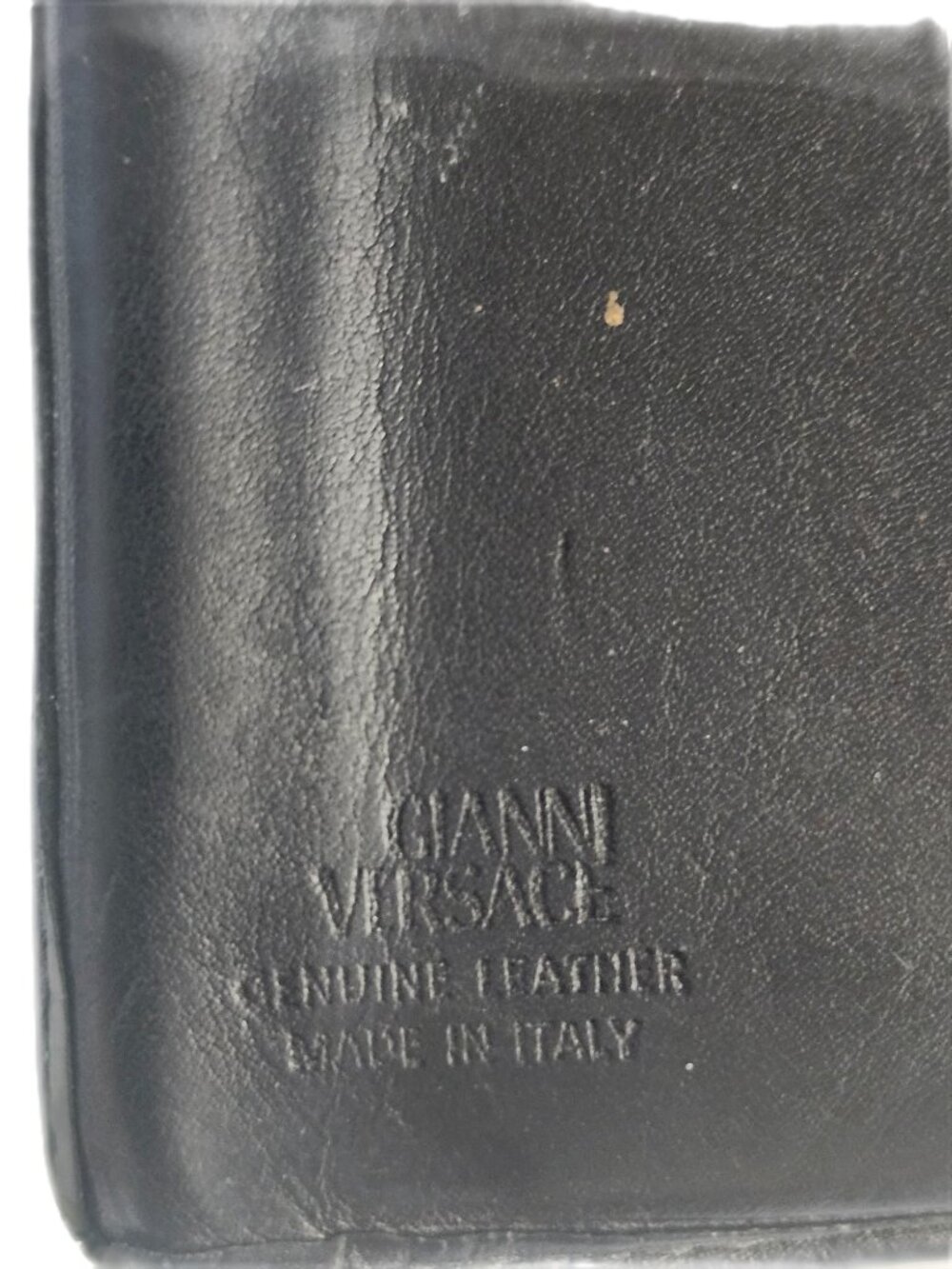 Gianni Versace Genuine Leather Wallet – Made in Italy – Vintage